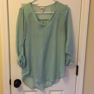Mossimo shear long shirt S